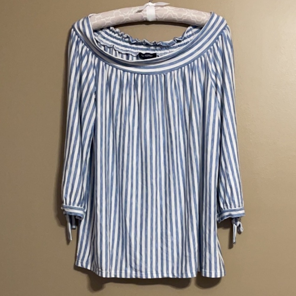 Womens Max Edition Striped Long Sleeve Shirt